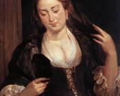 彼得 保罗 鲁本斯 : Woman with a Mirror